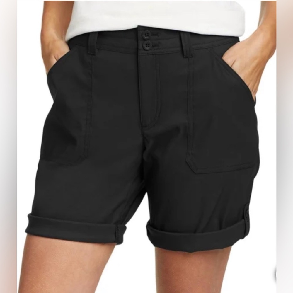 Eddie Bauer Ladies Rolled Hem Bermuda Short